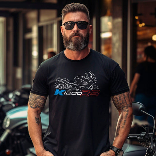 BMW K1200RS T-Shirt - Motorcycle Tee Shirt for Motorrad Riders