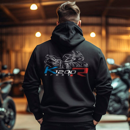 BMW K1200R Sport Hoodie - Motorcycle Sweatshirt for Motorrad Riders