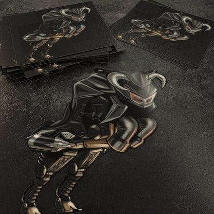 Kawasaki Z 750 Inspired Stickers - Set of 3 Motorcycle Decals for Riders