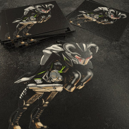 Kawasaki Z 650 Inspired Stickers - Set of 3 Motorcycle Decals for Riders