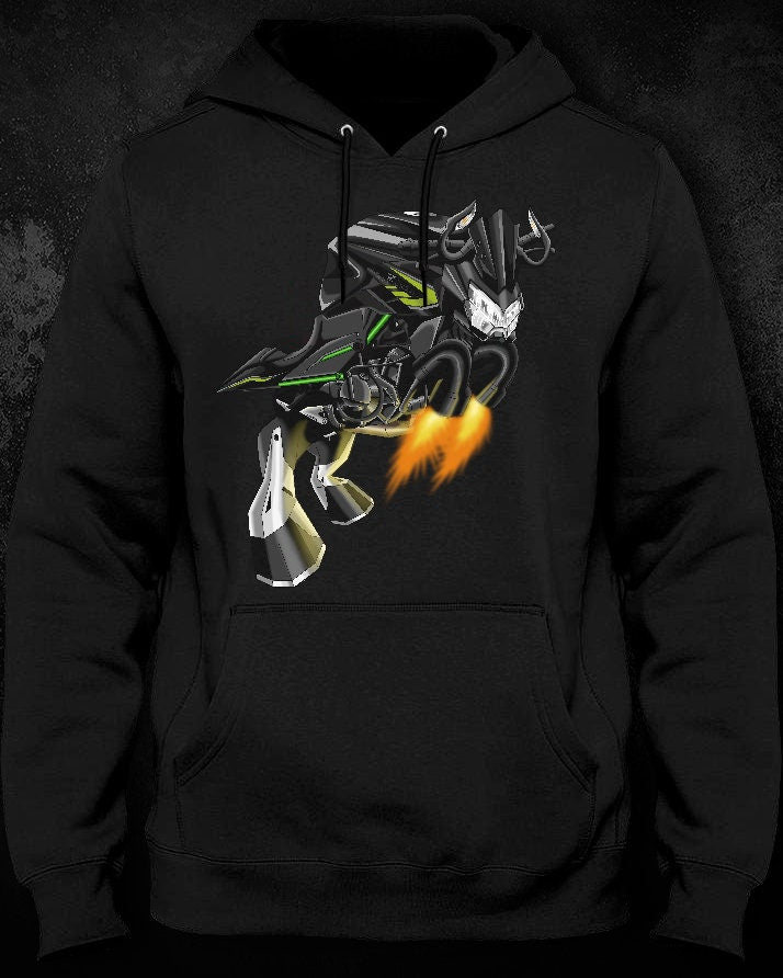Kawasaki Z 400 Inspired Hoodie - Motorcycle Sweatshirt for Riders