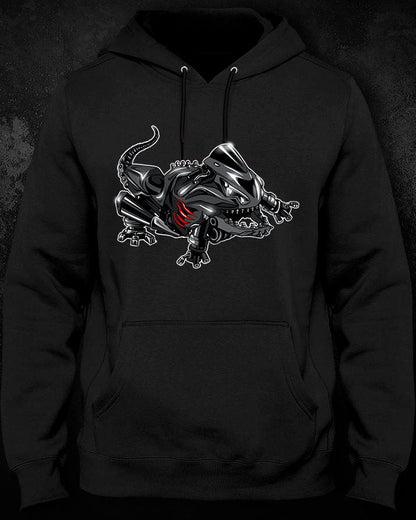 Kawasaki ZX14R Inspired Hoodie - Motorcycle Sweatshirt for Riders