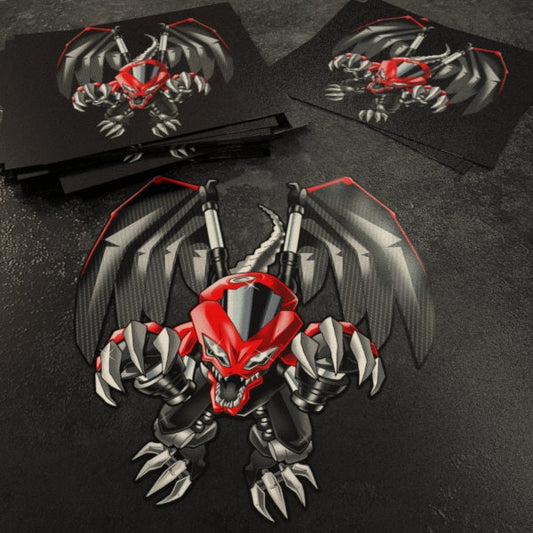 Kawasaki Ninja 650 Inspired Stickers - Set of 3 Motorcycle Decals for Riders