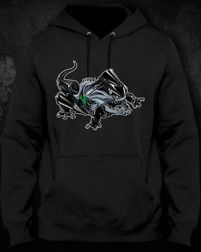 Kawasaki ZX14R Inspired Hoodie - Motorcycle Sweatshirt for Riders