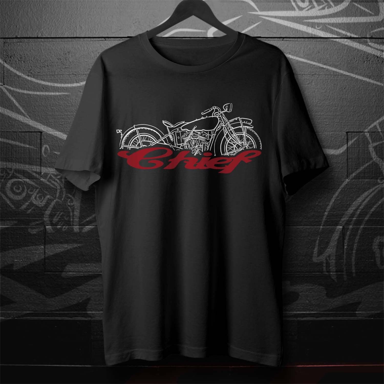 Indian Chief T-Shirt - Motorcycle Tee Shirt for Biker