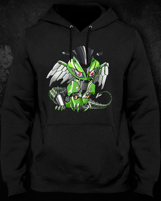 Kawasaki ZX-6R 2009-12 Inspired Hoodie - Motorcycle Sweatshirt for Riders