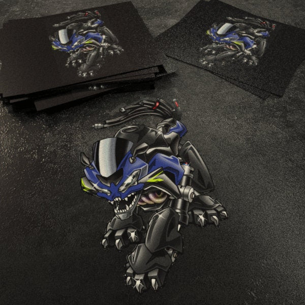 Kawasaki ZX-6R 2019-21 Inspired Stickers - Set of 3 Motorcycle Decals for Riders