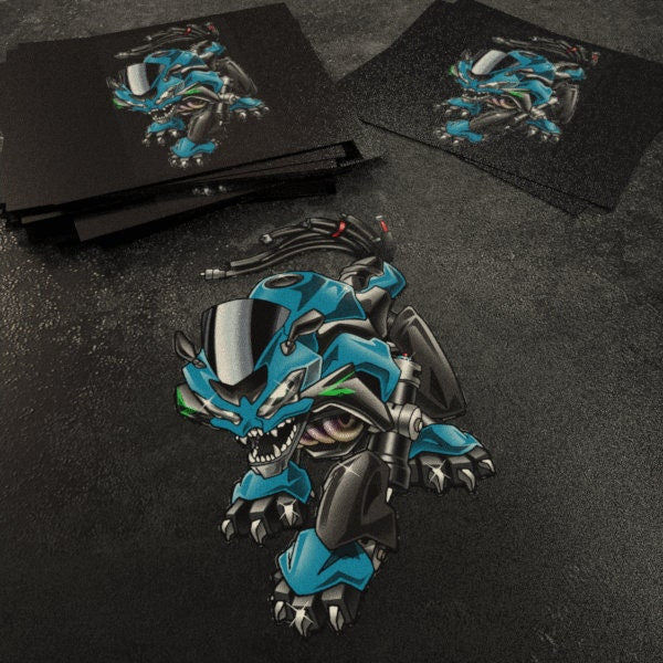 Kawasaki ZX-6R 2019-21 Inspired Stickers - Set of 3 Motorcycle Decals for Riders