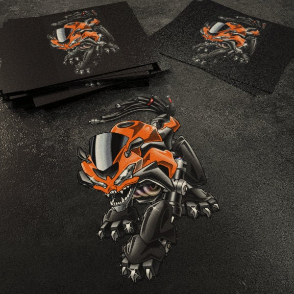 Kawasaki ZX-6R 2019-21 Inspired Stickers - Set of 3 Motorcycle Decals for Riders