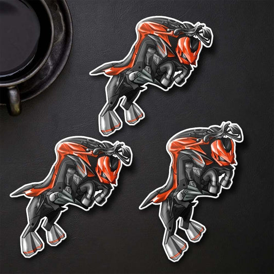 Kawasaki Z 1000 2017-20 Inspired Stickers - Set of 3 Motorcycle Decals for Riders