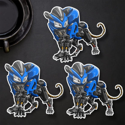 Kawasaki ZX12R Panther 2000-02 Inspired Stickers - Set of 3 Motorcycle Decals for Riders