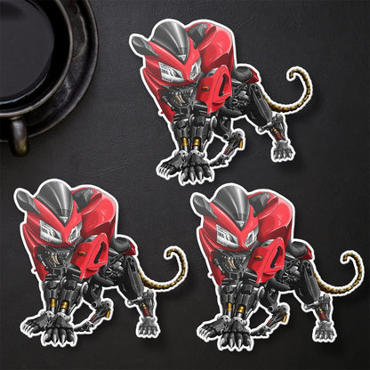 Kawasaki ZX12R Panther 2000-02 Inspired Stickers - Set of 3 Motorcycle Decals for Riders