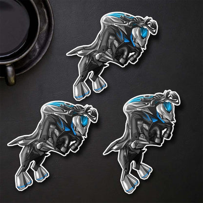Kawasaki Z 1000 2017-20 Inspired Stickers - Set of 3 Motorcycle Decals for Riders