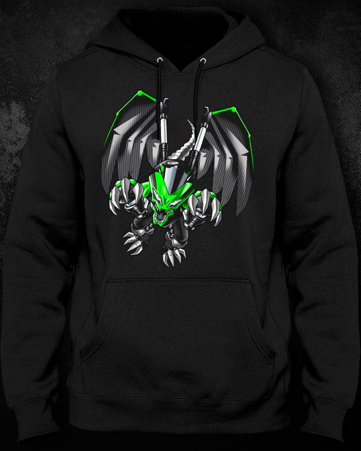 Kawasaki Ninja 650 Inspired Hoodie - Motorcycle Sweatshirt for Riders