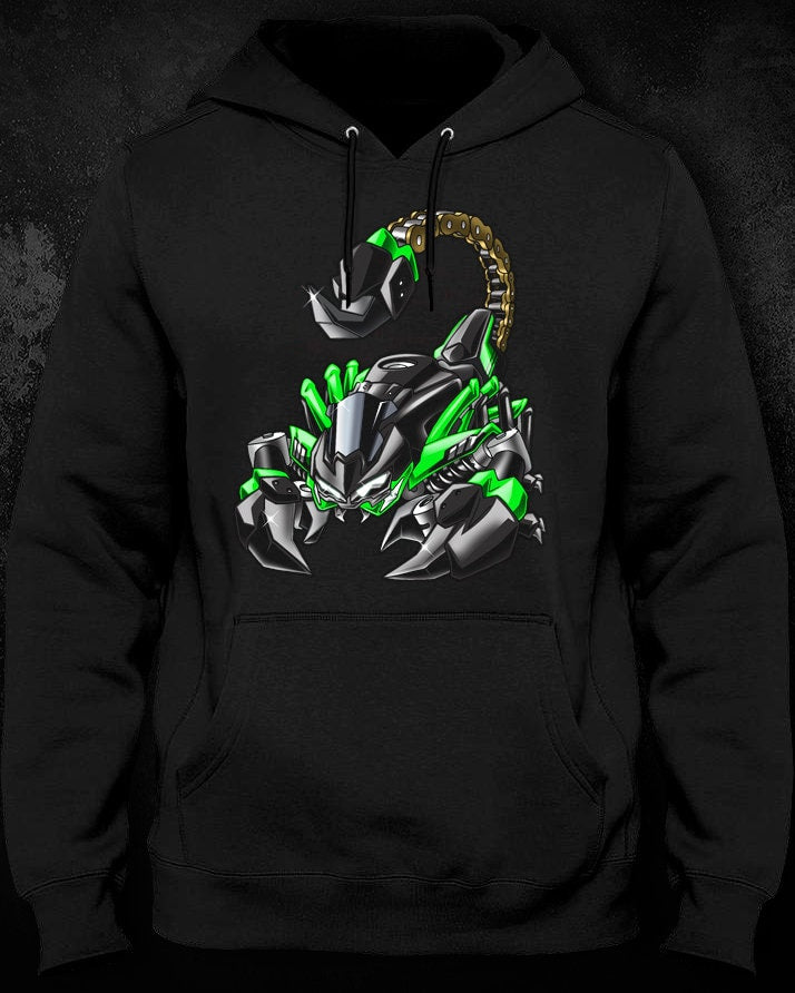 Kawasaki Z 900 2020-23 Inspired Hoodie - Motorcycle Sweatshirt for Riders
