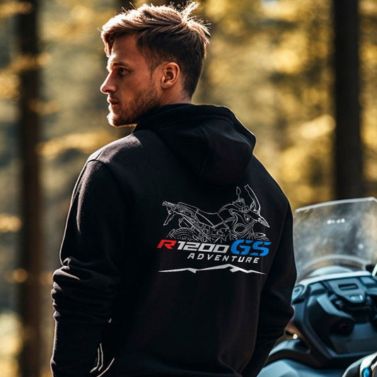 BMW R1200GSA Hoodie - Motorcycle Sweatshirt for Motorrad Riders