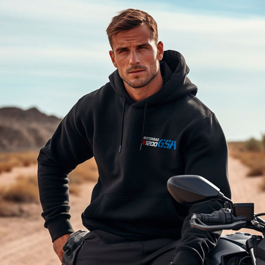 BMW R1200GSA Hoodie - Motorcycle Sweatshirt for Motorrad Riders