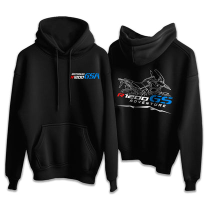 BMW R1200GSA Hoodie - Motorcycle Sweatshirt for Motorrad Riders