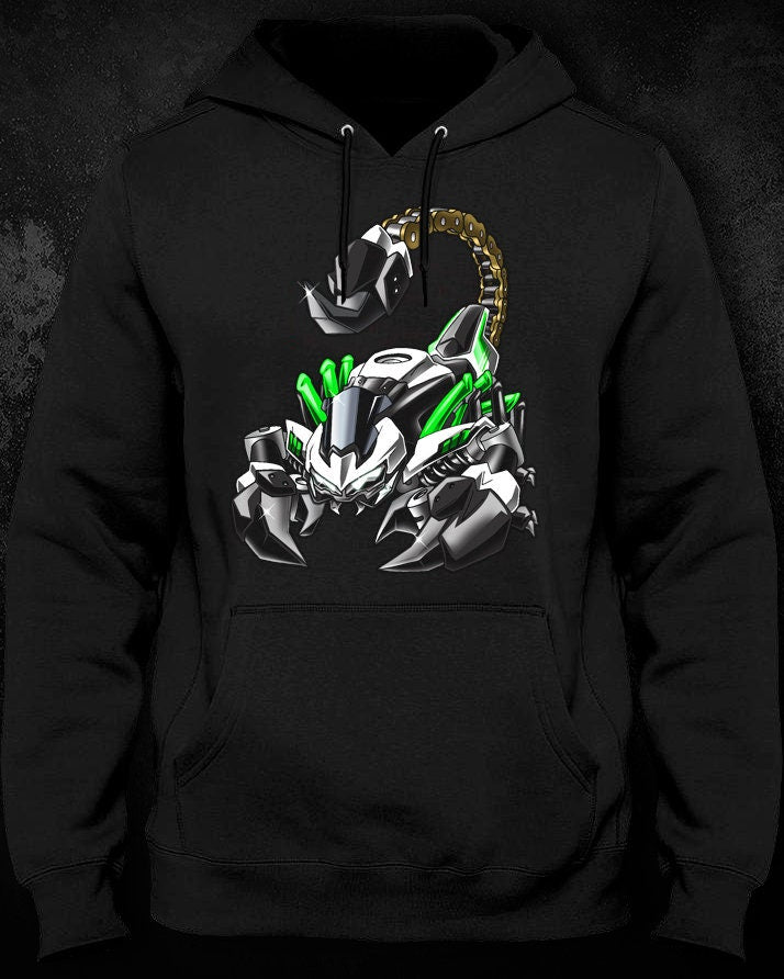 Kawasaki Z 900 2020-23 Inspired Hoodie - Motorcycle Sweatshirt for Riders