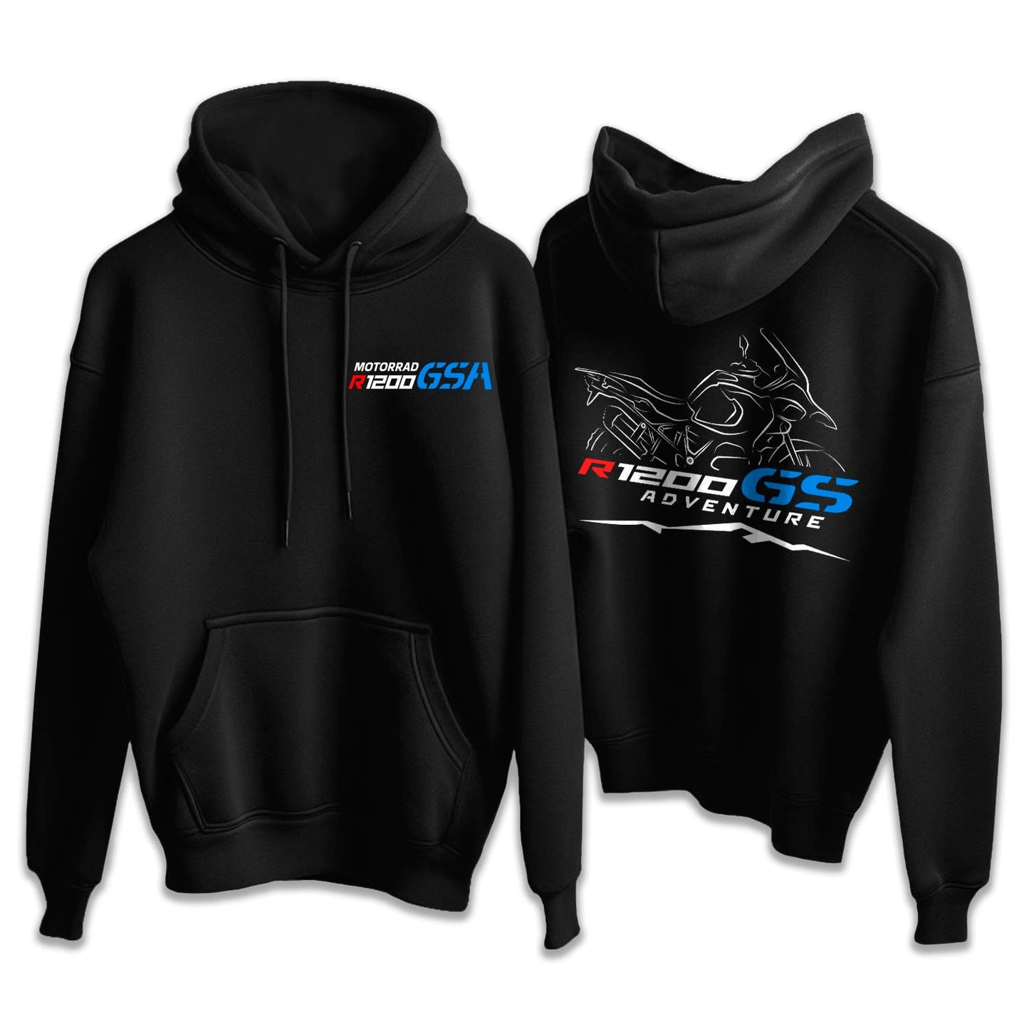 BMW R1200GSA Hoodie - Motorcycle Sweatshirt for Motorrad Riders