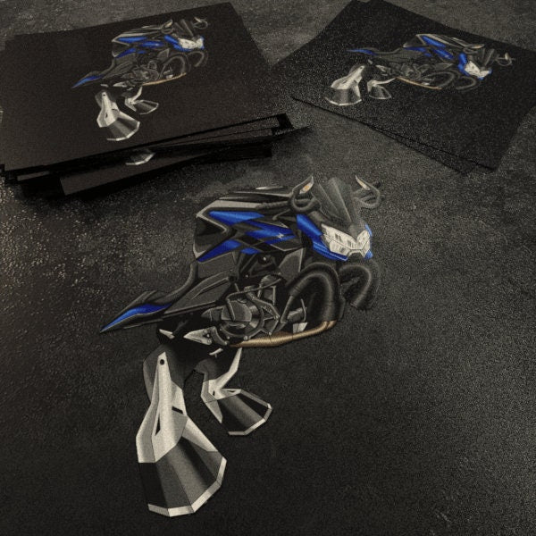 Kawasaki Z 400 Inspired Stickers - Set of 3 Motorcycle Decals for Riders