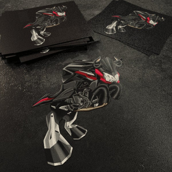 Kawasaki Z 400 Inspired Stickers - Set of 3 Motorcycle Decals for Riders