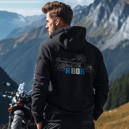 BMW R80R Hoodie - Motorcycle Sweatshirt for Motorrad Riders