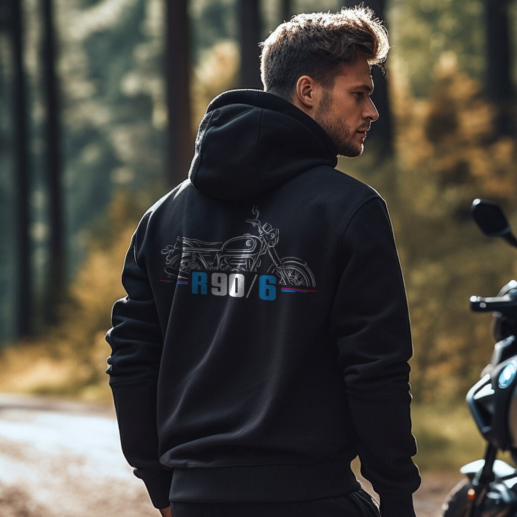 BMW R90/6 Hoodie - Motorcycle Sweatshirt for Motorrad Riders