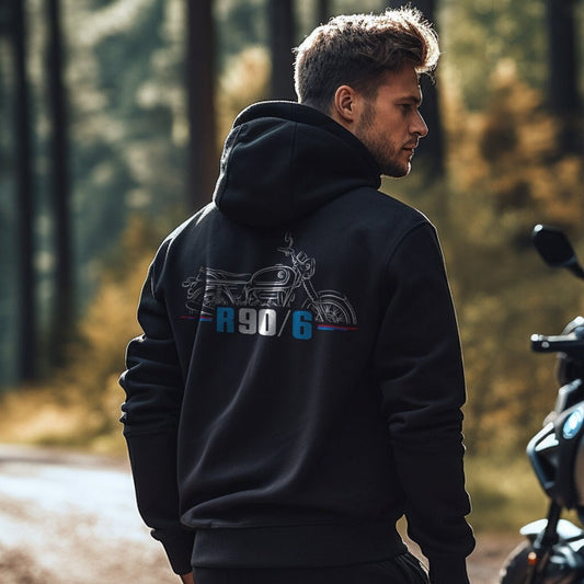 BMW R90/6 Hoodie - Motorcycle Sweatshirt for Motorrad Riders