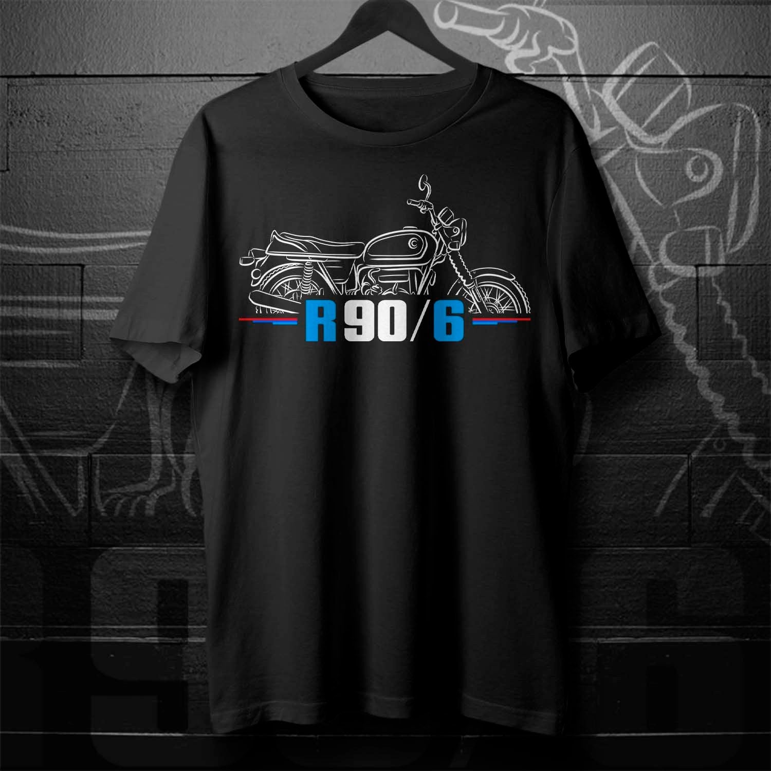 BMW R90/6 T-Shirt - Motorcycle Tee Shirt for Motorrad Riders