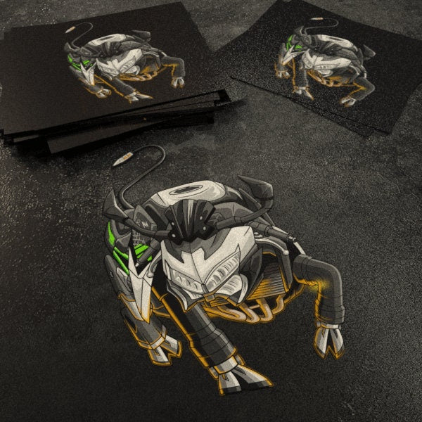 Kawasaki Z 900 Inspired Stickers - Set of 3 Motorcycle Decals for Riders