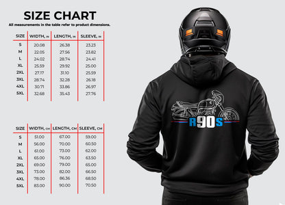 BMW R90S Hoodie - Motorcycle Sweatshirt for Motorrad Riders