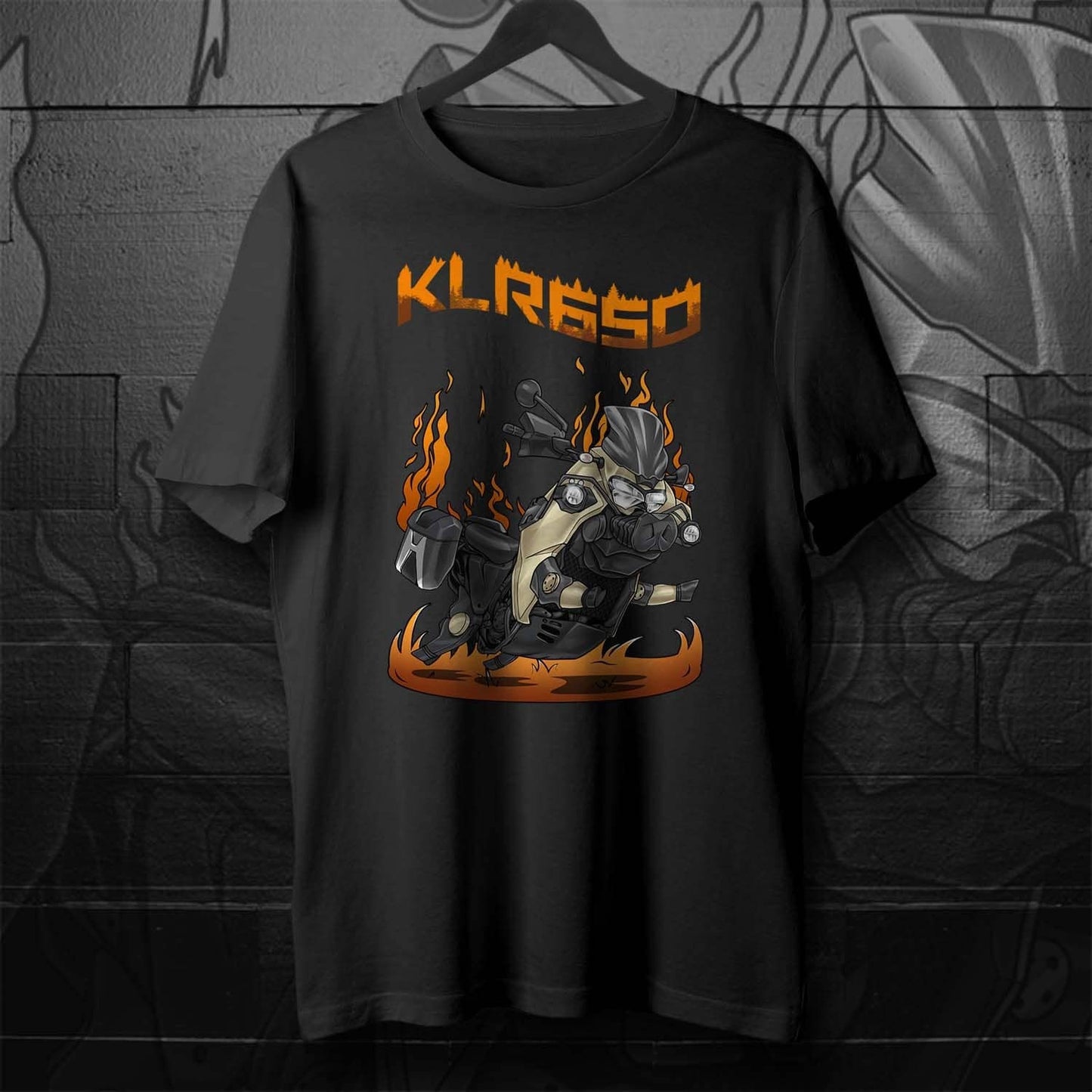 Kawasaki KLR650 2022-24 Inspired T-Shirt - Motorcycle Tee Shirt for Riders