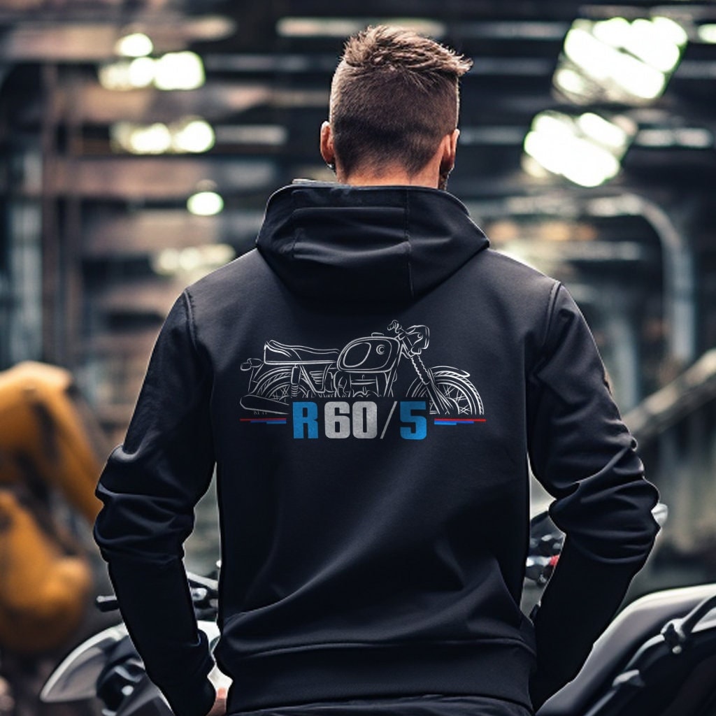 BMW R60/5 Hoodie - Motorcycle Sweatshirt for Motorrad Riders