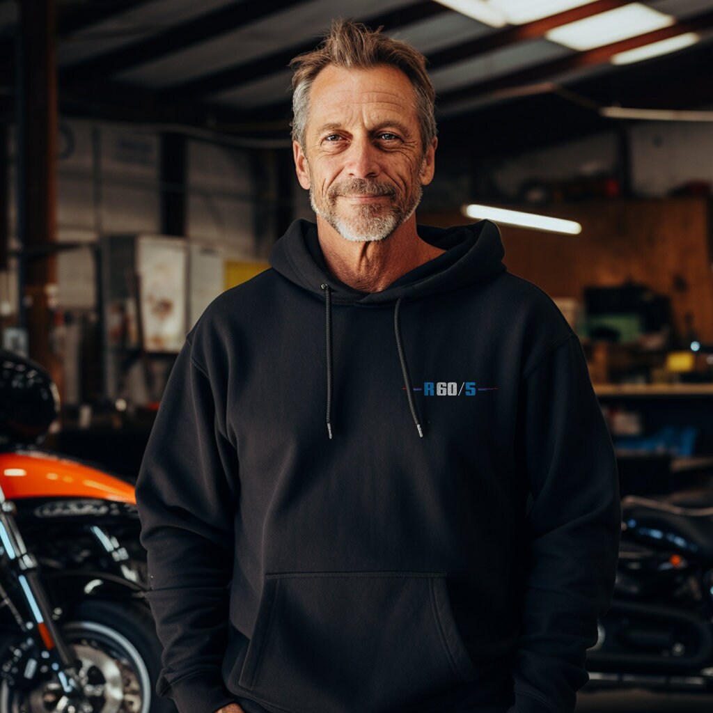 BMW R60/5 Hoodie - Motorcycle Sweatshirt for Motorrad Riders