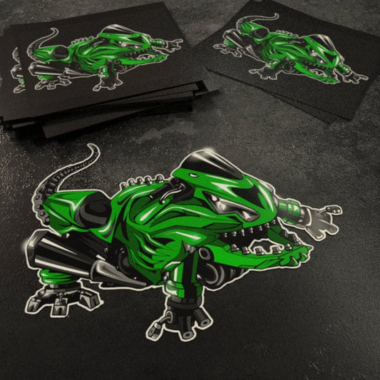 Kawasaki ZX14R Inspired Stickers - Set of 3 Motorcycle Decals for Riders