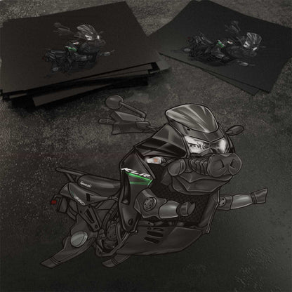 Kawasaki KLR650 2015-18 Inspired Stickers - Set of 3 Motorcycle Decals for Riders