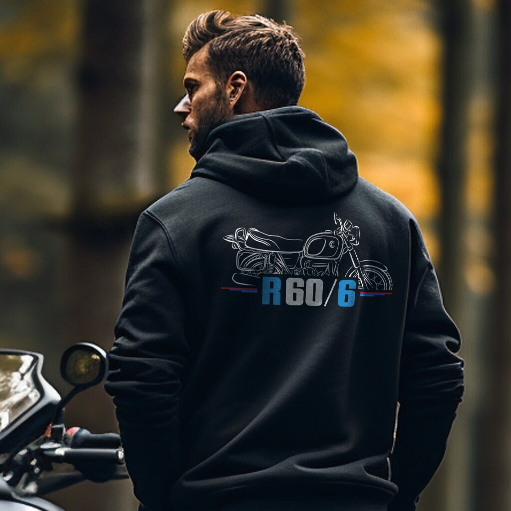 BMW R60/6 Hoodie - Motorcycle Sweatshirt for Motorrad Riders