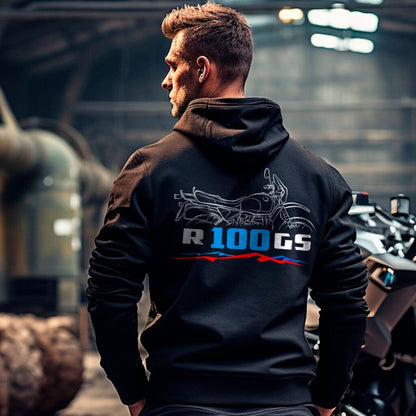 BMW R100 GS Hoodie - Motorcycle Sweatshirt for Motorrad Riders