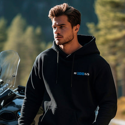 BMW R100 GS Hoodie - Motorcycle Sweatshirt for Motorrad Riders