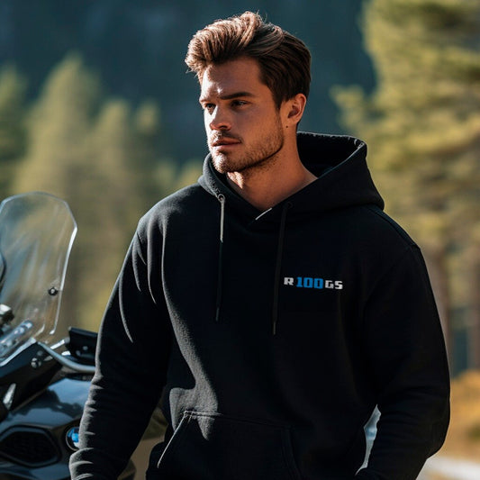 BMW R100 GS Hoodie - Motorcycle Sweatshirt for Motorrad Riders