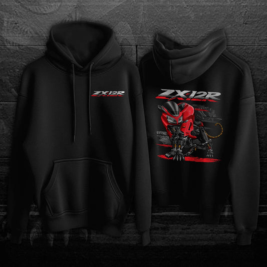 Kawasaki ZX12R Panther 2000-02 Inspired Hoodie - Motorcycle Sweatshirt for Riders