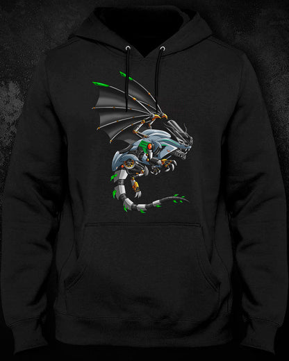 Kawasaki ZX14R Inspired Hoodie - Motorcycle Sweatshirt for Riders