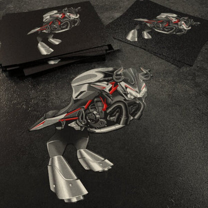 Kawasaki Z 650 Inspired Stickers - Set of 3 Motorcycle Decals for Riders