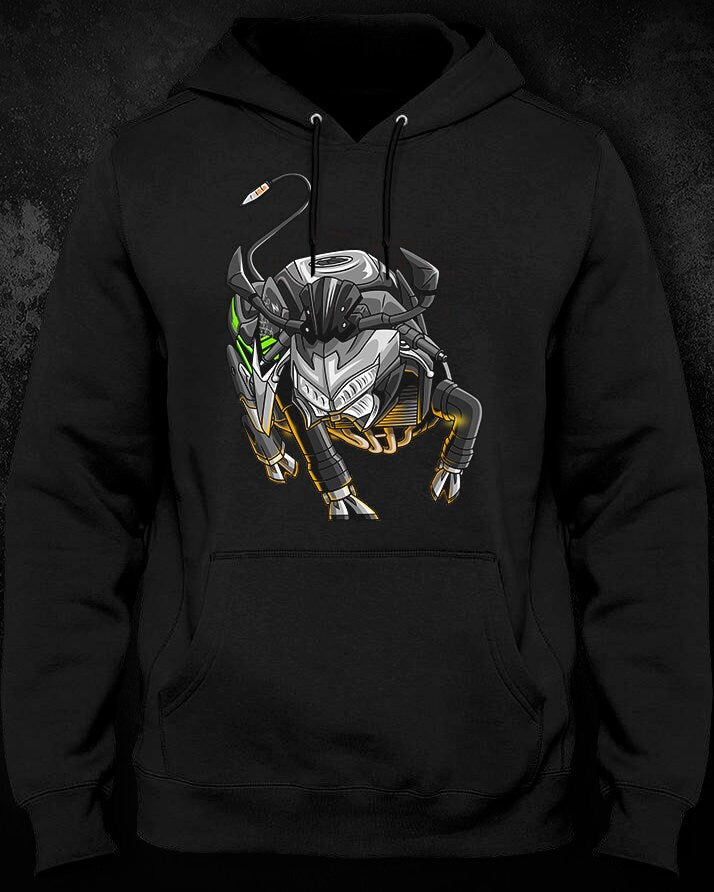 Kawasaki Z 900 Inspired Hoodie - Motorcycle Sweatshirt for Riders