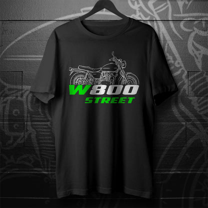 Kawasaki W800 Street Inspired T-Shirt - Motorcycle Tee Shirt for Riders