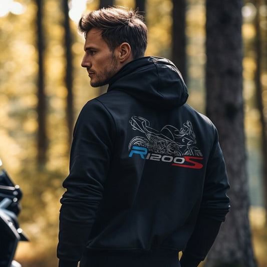 BMW R1200S Hoodie - Motorcycle Sweatshirt for Motorrad Riders