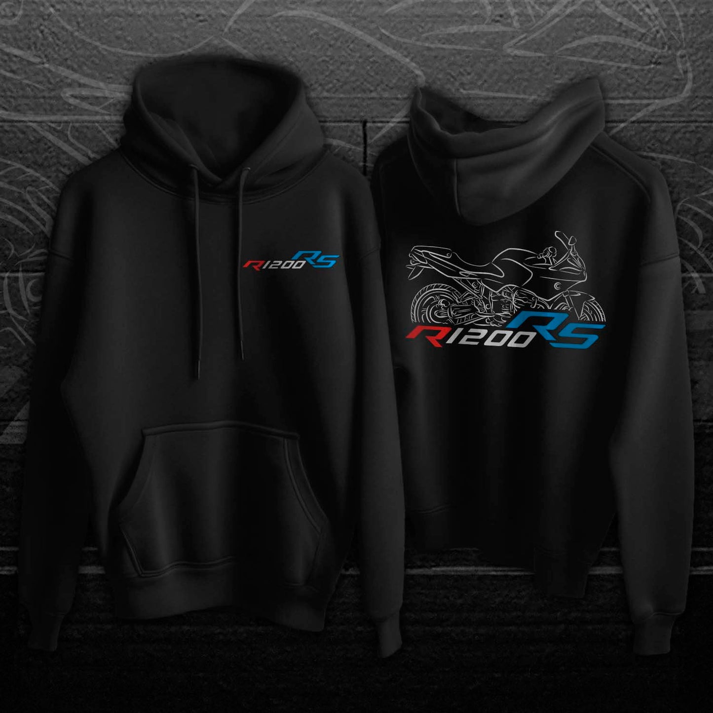 BMW R1200RS Hoodie - Motorcycle Sweatshirt for Motorrad Riders