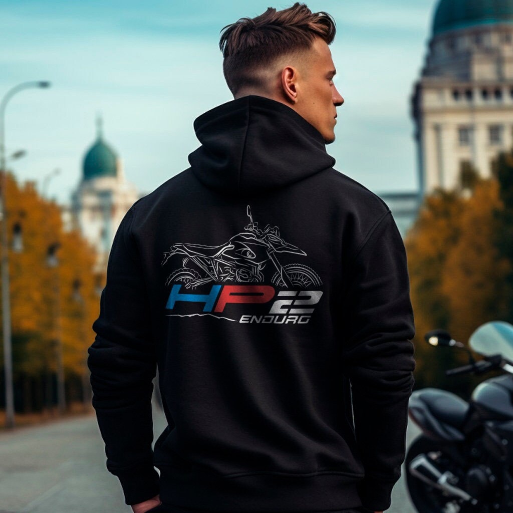 BMW HP2 Enduro Hoodie - Motorcycle Sweatshirt for Motorrad Rider