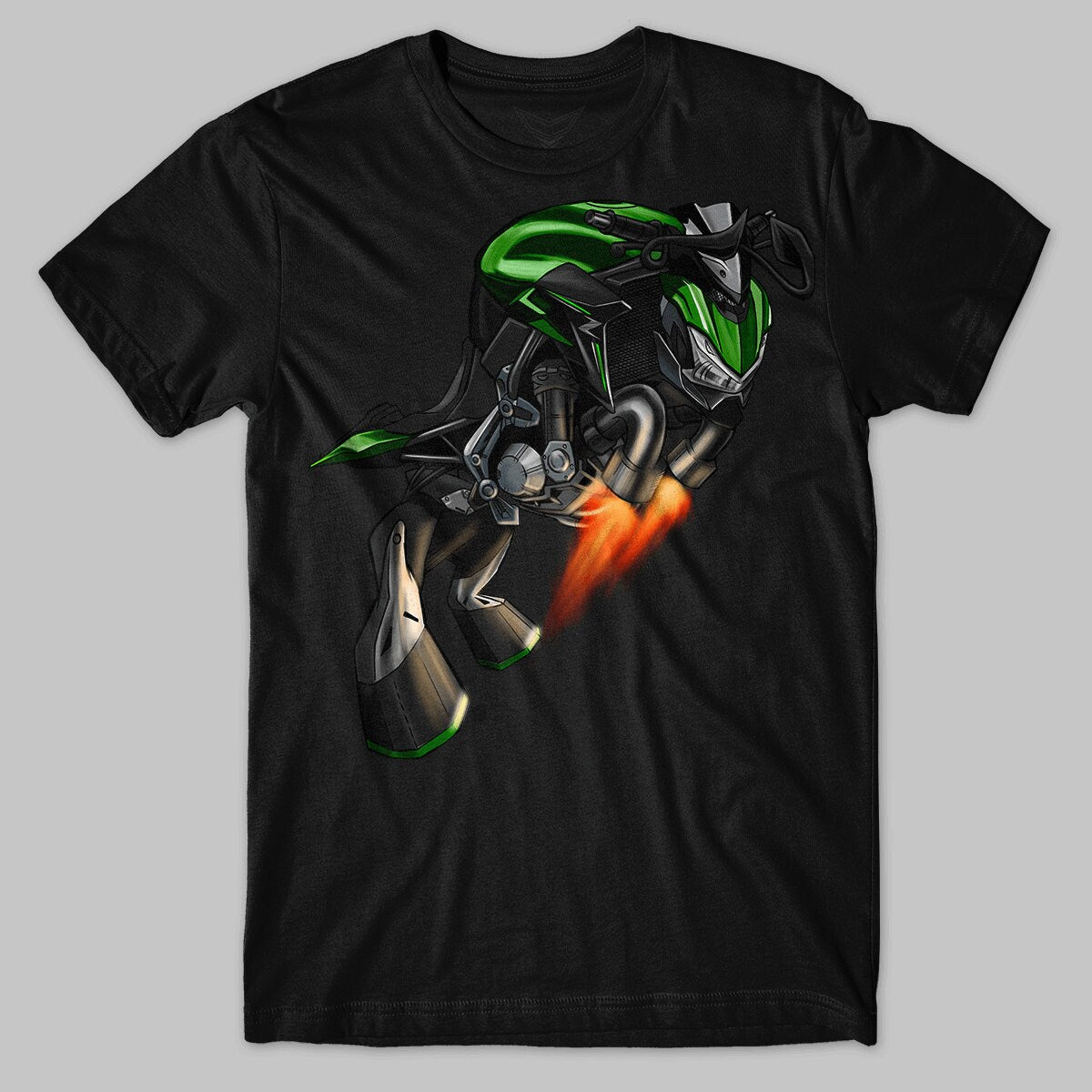 Kawasaki Z 900 Inspired T-Shirt - Motorcycle Tee Shirt for Riders
